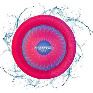 Sunlite Sports Flying Ring, Flying Disc, Outdoor Sports Toy Family Fun, Play in Park and Beach(Pink-Water Spraying)